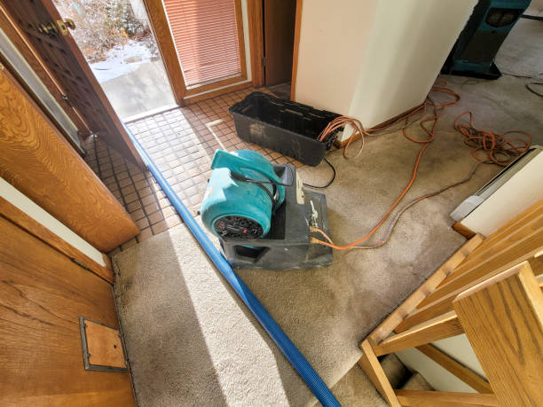 Water damage restoration process in Wilder, ID